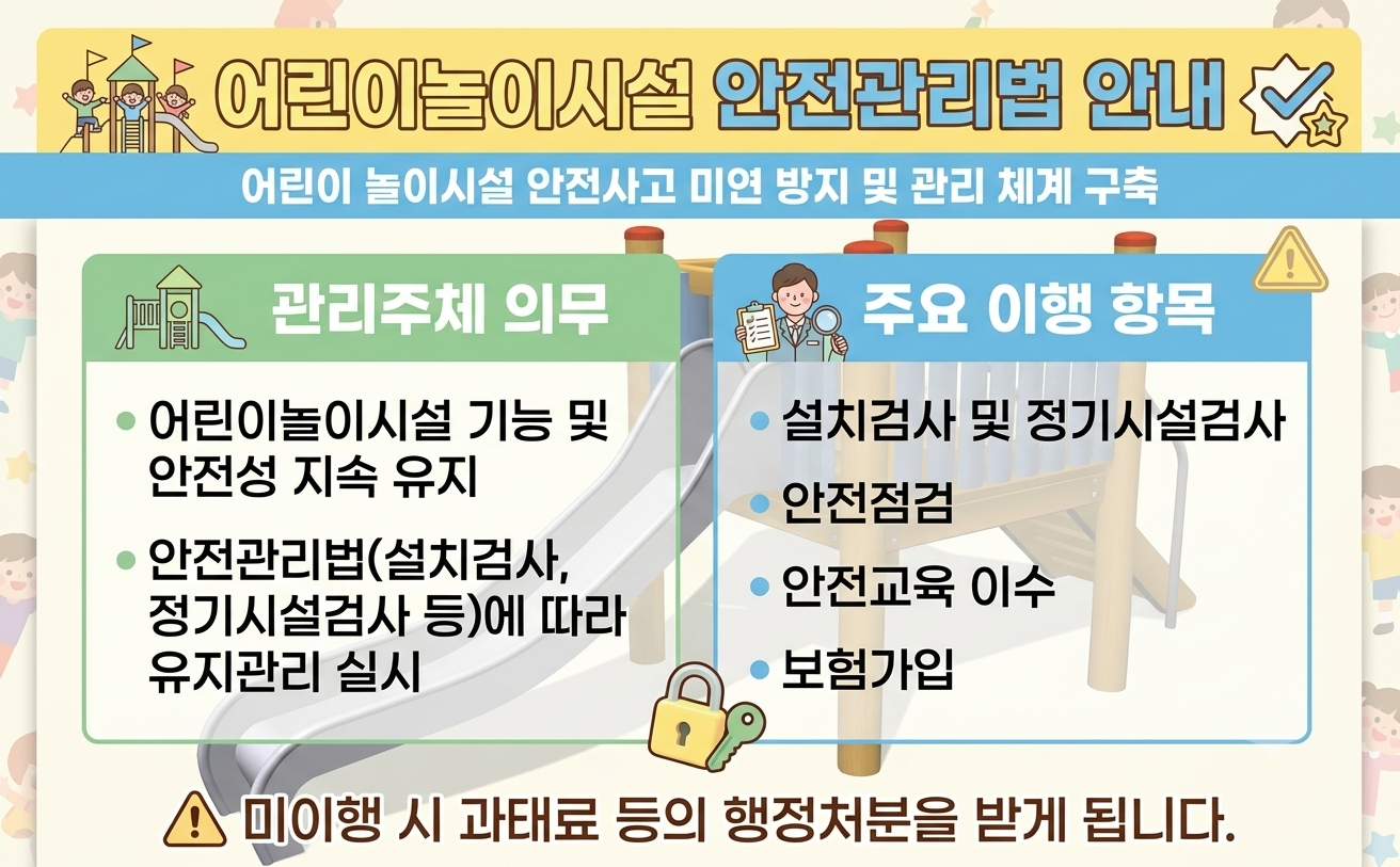 어린이 놀이시설 안전관리