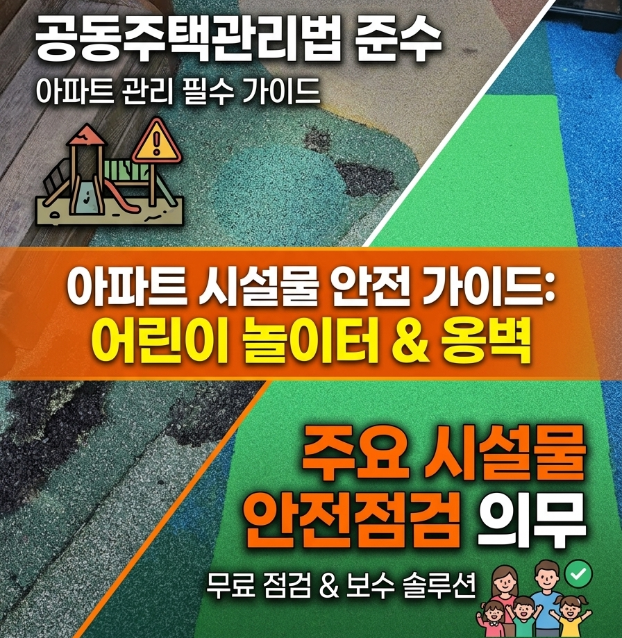 아파트 관리주체가 반드시 알아야 할 『공동주택관리법』 주요 시설물 안전점검 의무